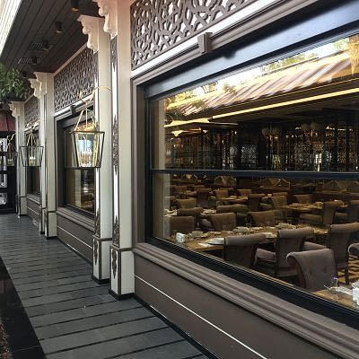 Restoran için giyotin cam