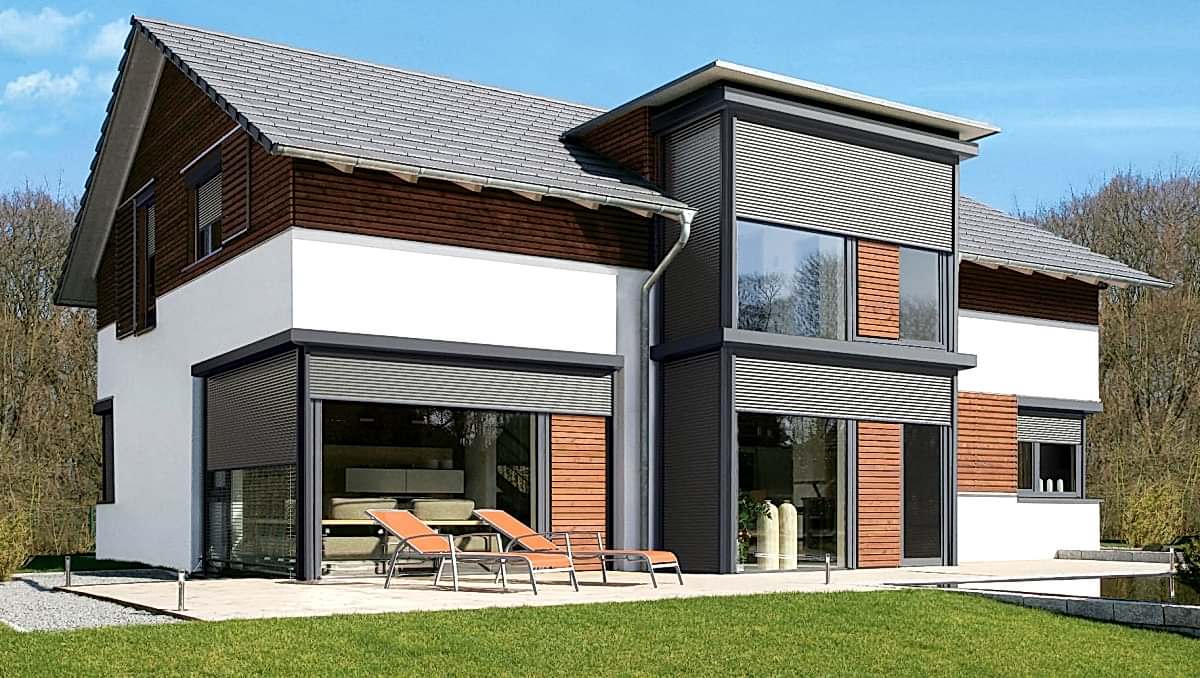 Villa, yazlık dayanıklı panjur
